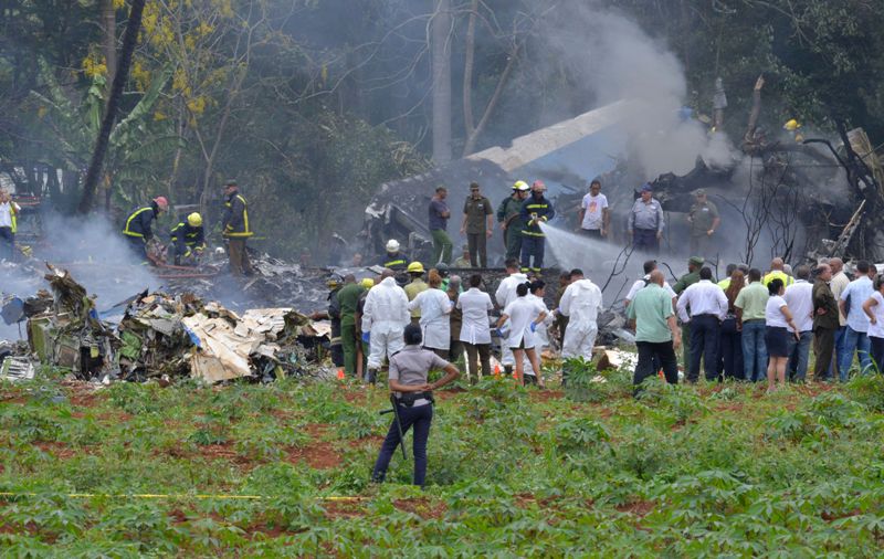 Un avión de pasajeros se estrelló poco después de despegar de La Habana, en Cuba.