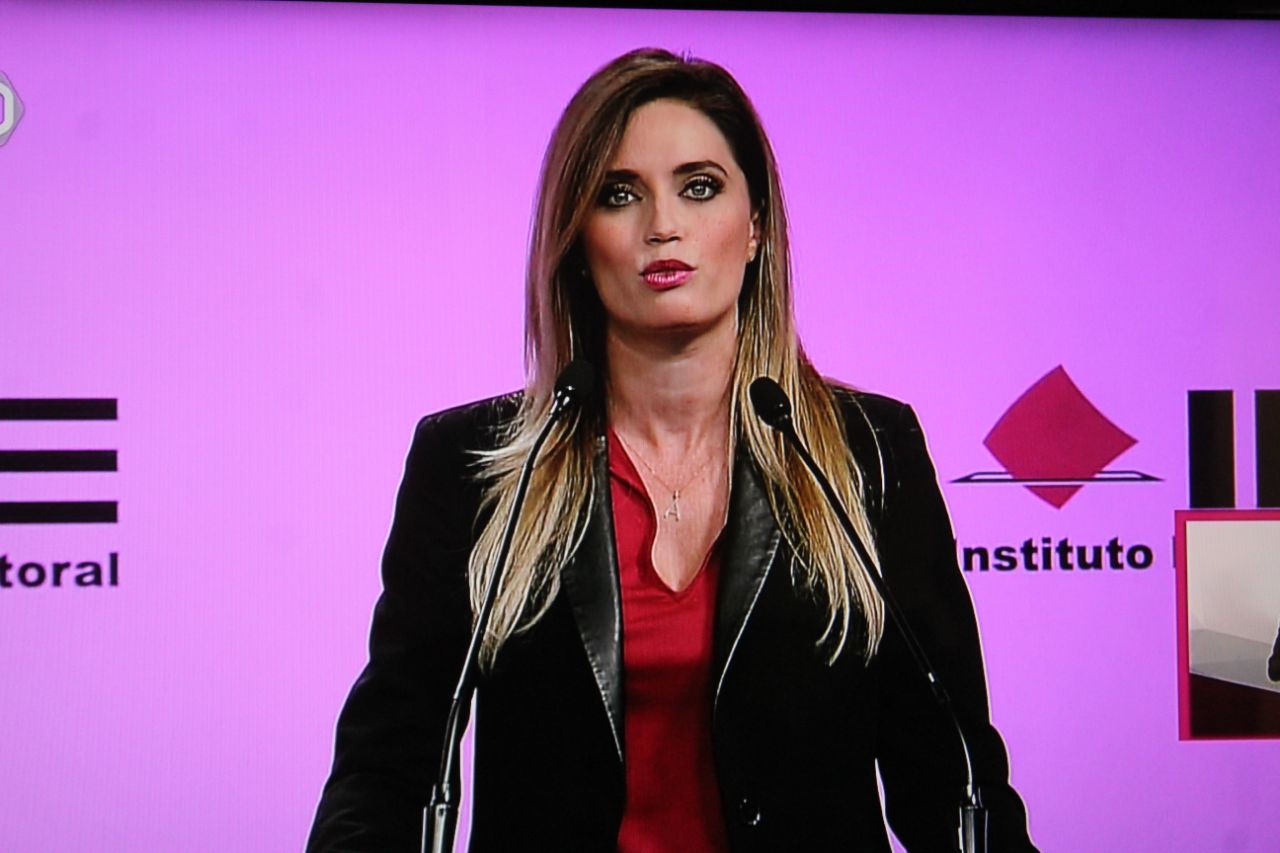 Azul Etcheverry Aranda, candidata al senado.