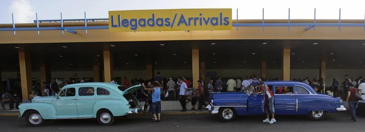 Ésta es la fachada del aeropuerto José Martí en La Habana 