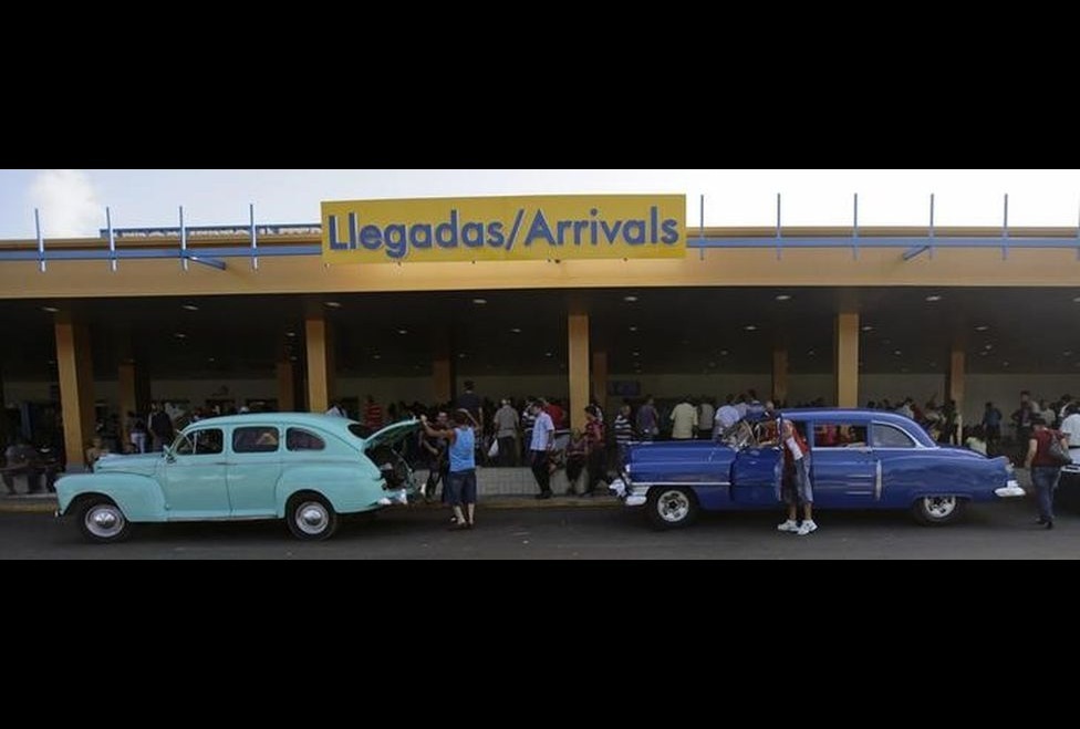 Ésta es la fachada del aeropuerto José Martí en La Habana./Reuters