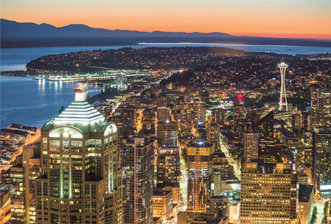 Puedes llegar a Seattle desde la Ciudad de México. Aeroméxico es la única línea aérea que vuela directo.