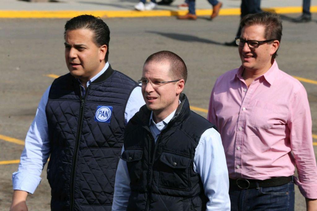 Anaya acudió a las instalaciones de la Universidad de Baja California para ensayar su participación en el segundo debate presidencial.