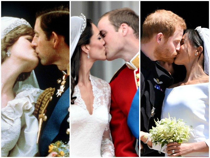 Carlos y Diana; William y Kate y Harry y Meghan.