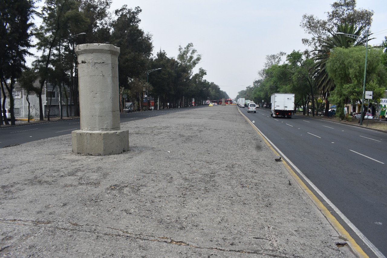 Cerrarán carriles en Río Churubusco por obras de trotapista
