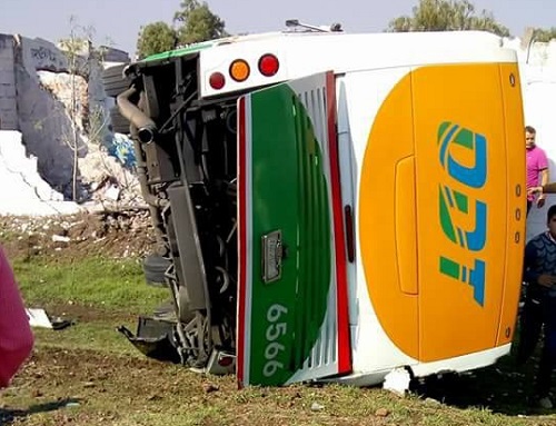 El autobús siniestrado. 