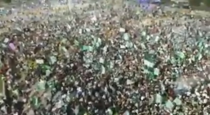 Festejo de la afición de Santos en Torreón