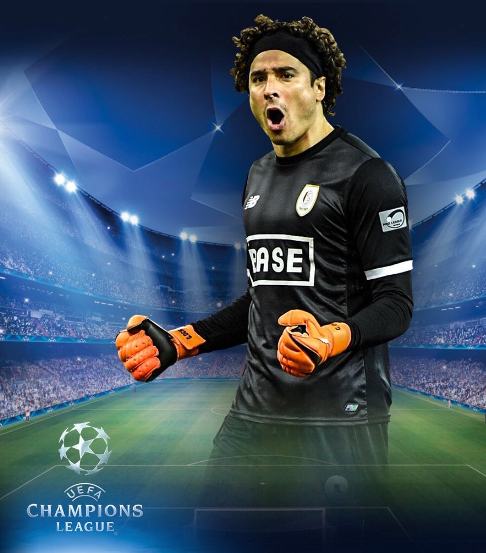 Guillermo Ochoa y Standard Lieja disputarán la Champions League (Twitter @yosoy8a)