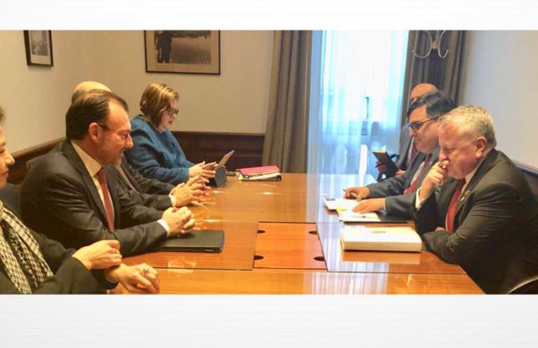 Luis Videgaray se reunió con John J. Sullivan.