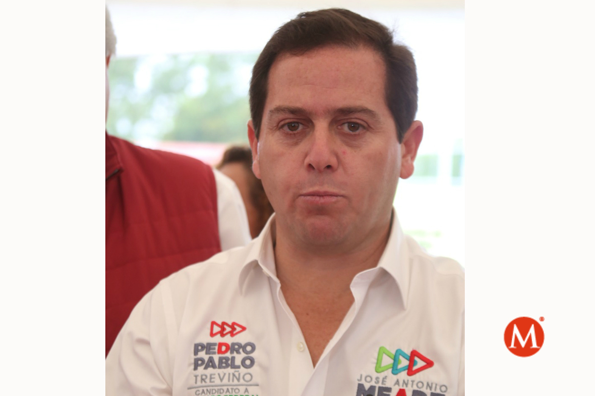 Pedro Pablo Treviño Villarreal, dirigente estatal del PRI, en un evento en Apodaca. (Foto: Raúl Palacios)