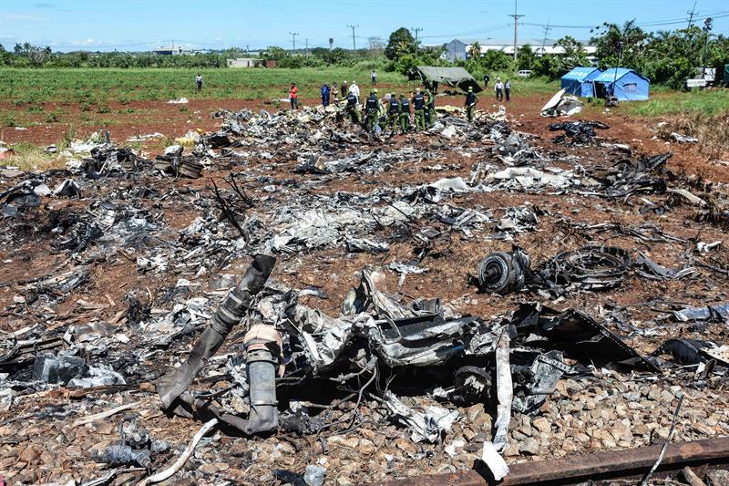 El accidente de la aeronave ocurrió después de despegar del aeropuerto de La Habana con 113 personas a bordo.