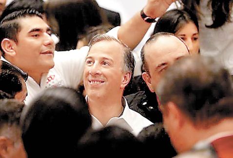 El aspirante aseguró que uno de los beneficios de la visita de Trump es que está negociando el TLC. (Jorge Carballo)