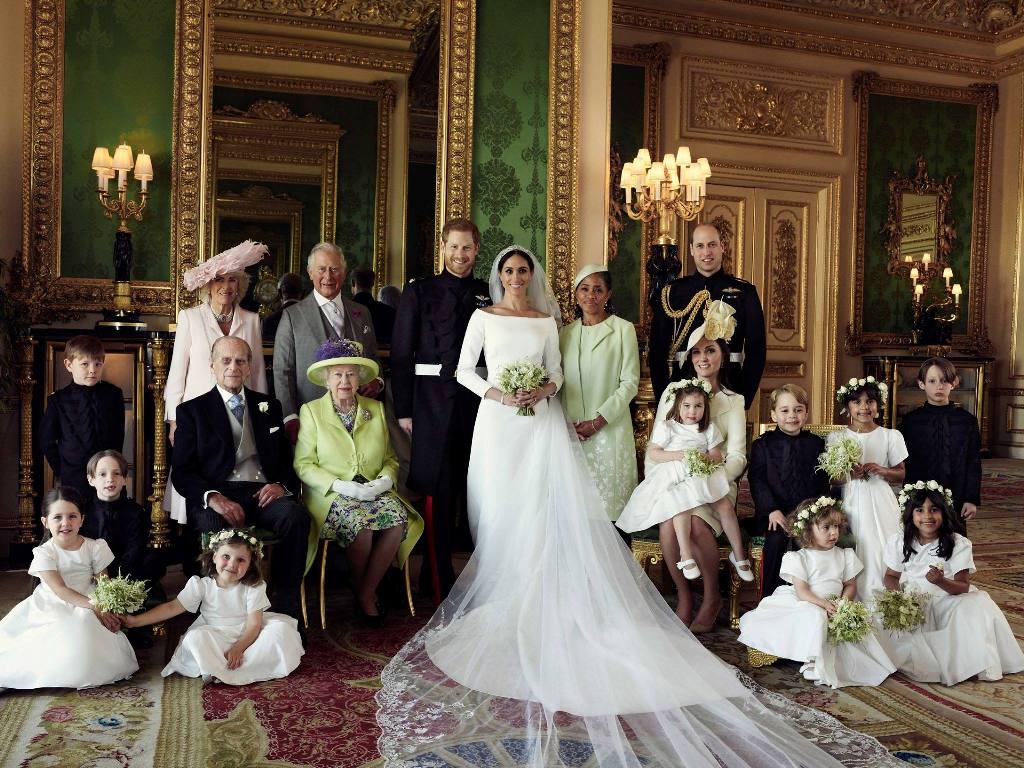 Una de las fotografías oficiales de la boda de Harry y Meghan.  (Foto: Facebook The Royal Family)