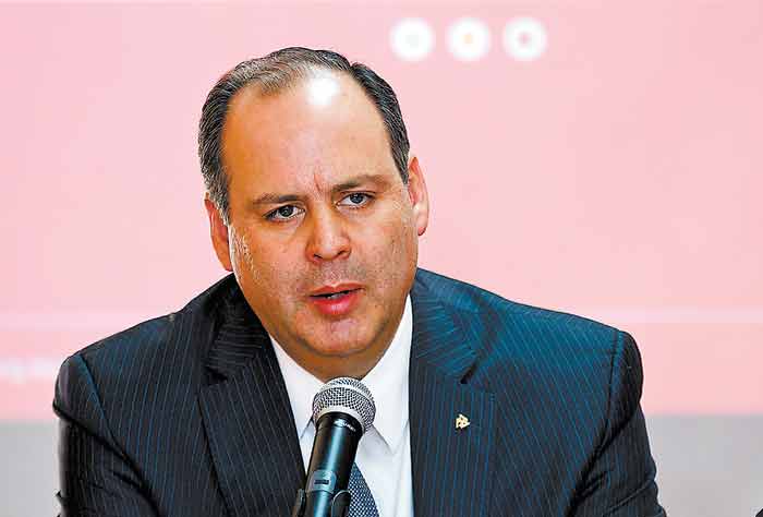 Gustavo de Hoyos, presidente de la Confederación Patronal de la República Mexicana (Coparmex). (Araceli López)