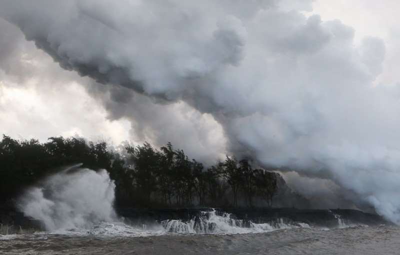 El Kilauea es unos de los volcanes más activos del mundo y uno de los cinco en la Gran Isla de Hawái.