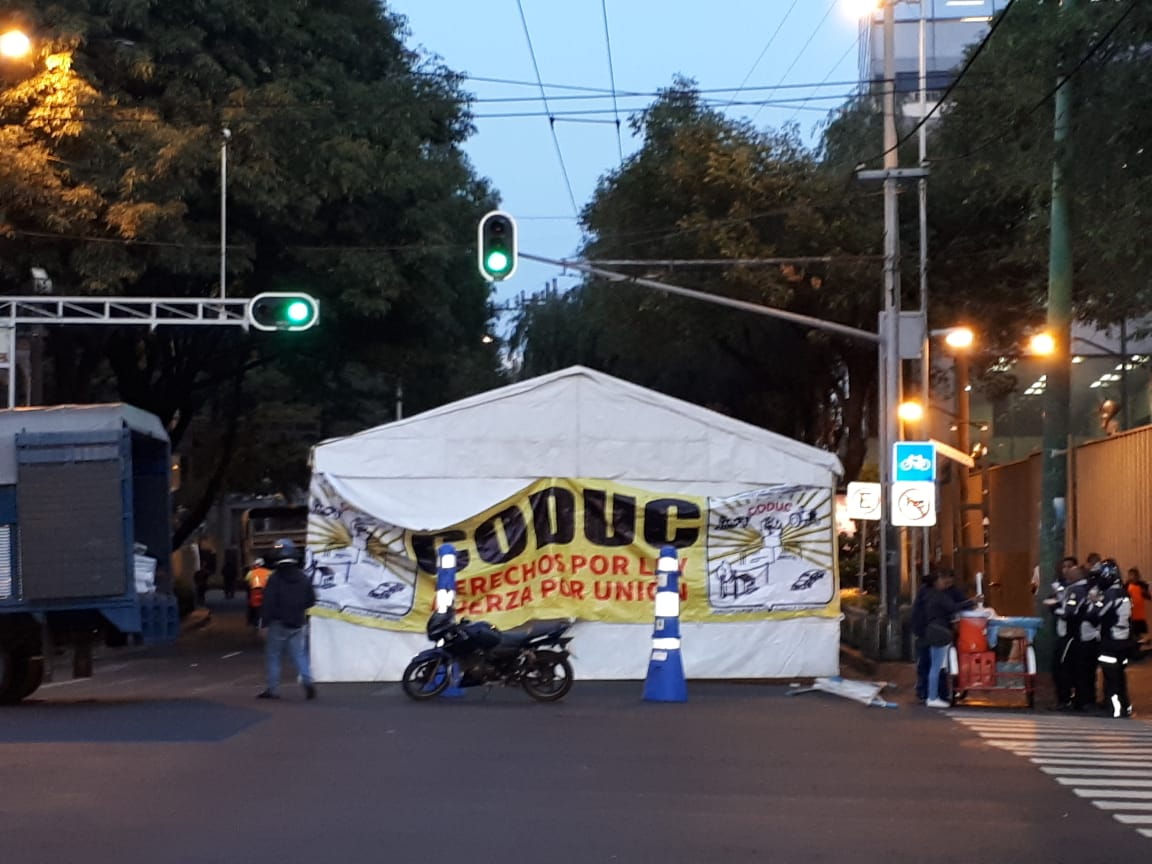 Los accesos a la Sagarpa permanecen bloqueados.
