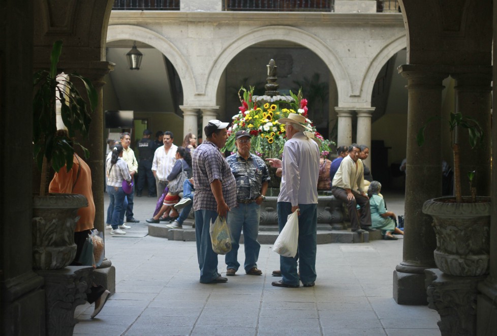Tras la manifestación de la mañana, los ejidatarios fueron recibidos y se asumieron compromisos. (Francisco Martínez)