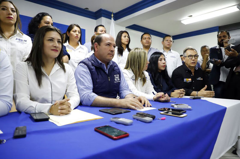 La candidata de Pachuca, que pertenece al grupo de Gerardo Sosa Castelán, se ha presentado en eventos de la Universidad". (Teodoro Santos)