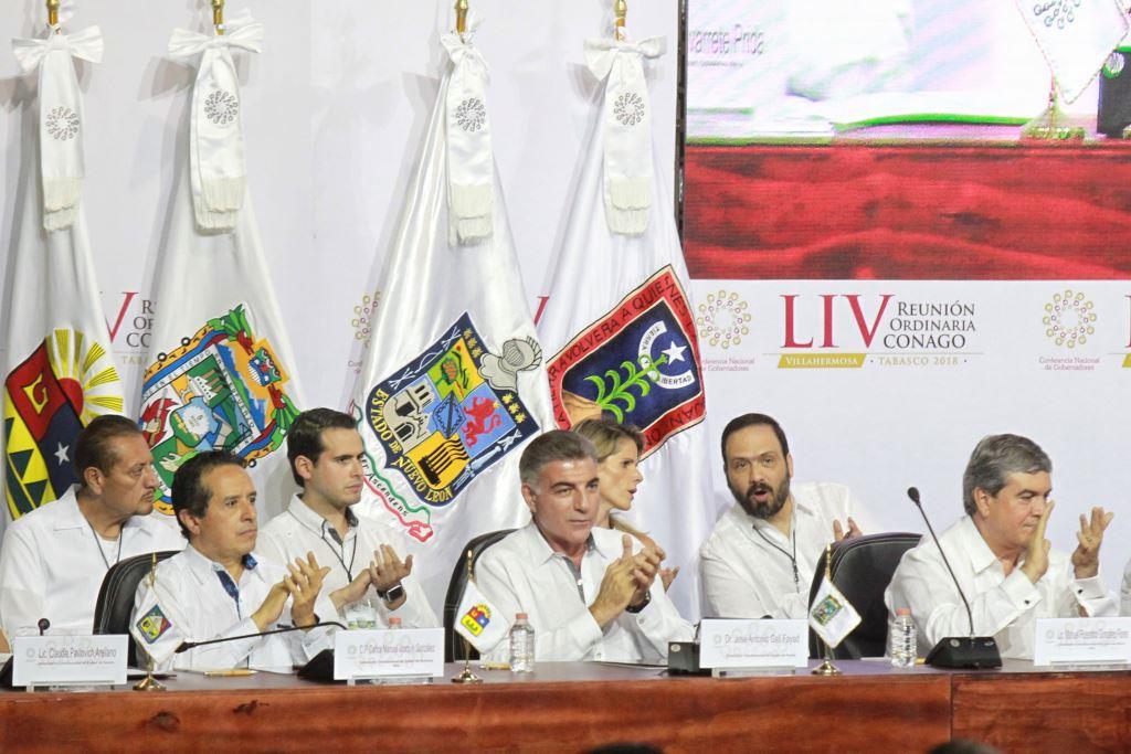 Se celebró la quincuagésimo cuarta Reunión Ordinaria de la Conferencia Nacional de Gobernadores (Conago), encabezada por el Presidente de la República