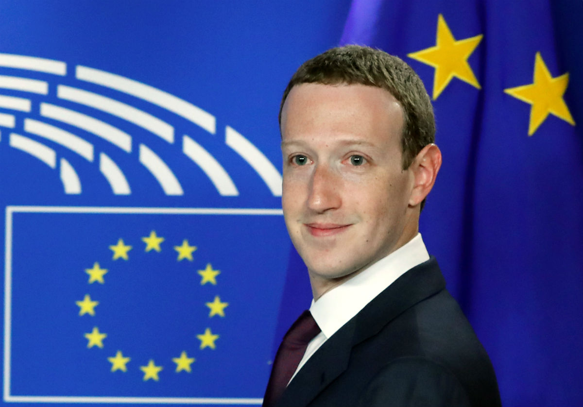 Mark Zuckerberg habló ante el Parlamento Europeo. (Foto: Reuters)