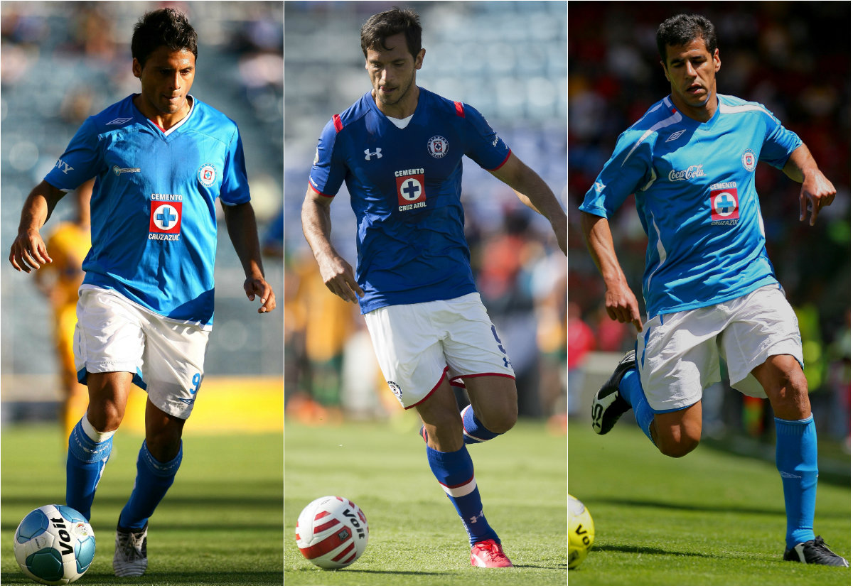 Maximiliano Biancucchi, Roque Santa Cruz y Carlos Bonet (Mexsport