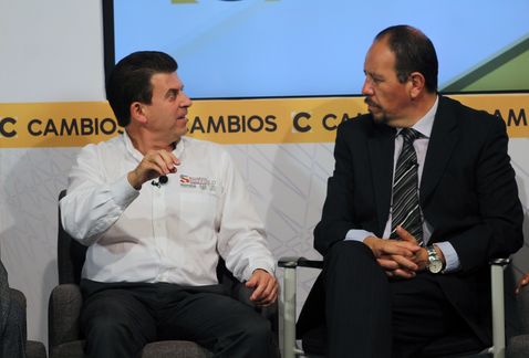 Ricardo Sheffield Padilla, candidato al gobierno de Guanajuato por la coalición Juntos Haremos Historia. (Foto Dany Béjar )