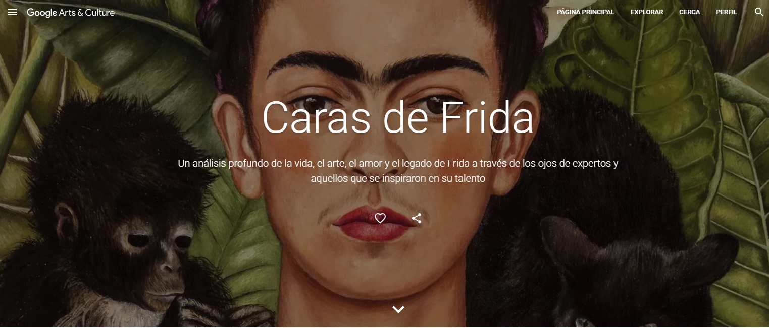 'Caras de Frida' incluye una colección virtual compuesta por más de 800 piezas de la pintora mexicana.