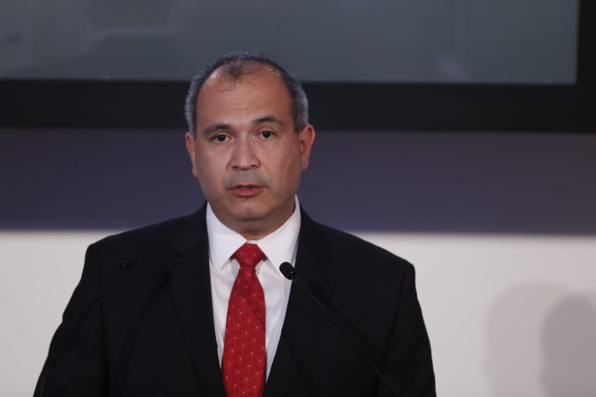 Carlos Treviño, director de Pemex, durante la comida de los 100 Líderes del Sector Petrolero y Energía. (Foto: Ariana Pérez)