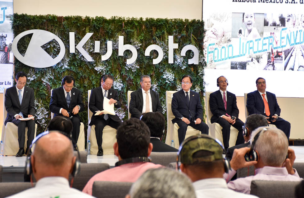 Entre las varias empresas extranjeras que anunciaron su llegada o ampliaciones este año a Jalisco fue la japonesa Kubota (Cortesía).