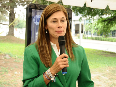 Rebeca Clouthier, candidata del PAN a la alcaldía de San Pedro. (Foto: Raúl Palacios)