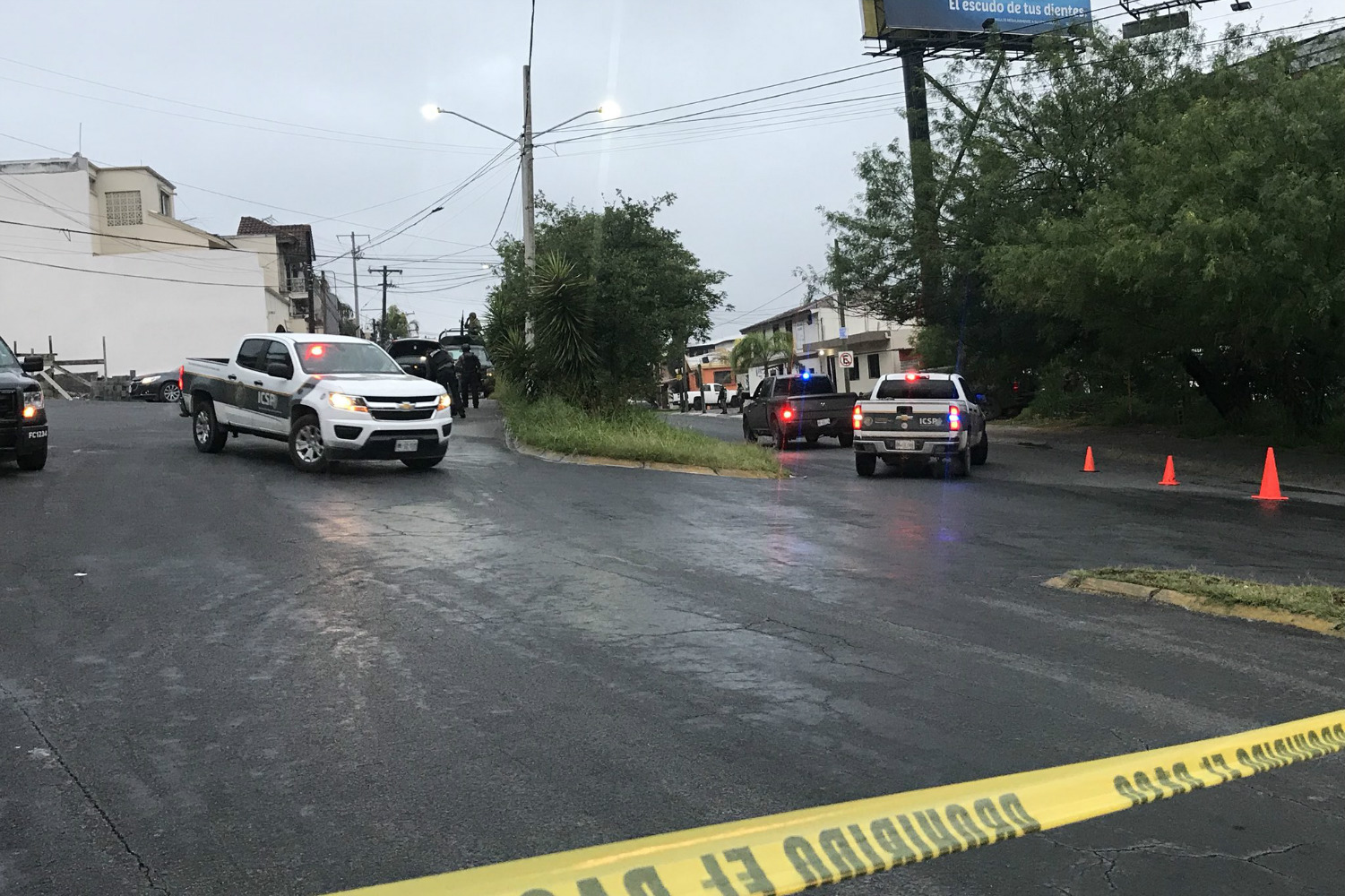 Las autoridades se retiraron del lugar poco después de las 7 de la mañana. (Foto: Yadith Valdez)