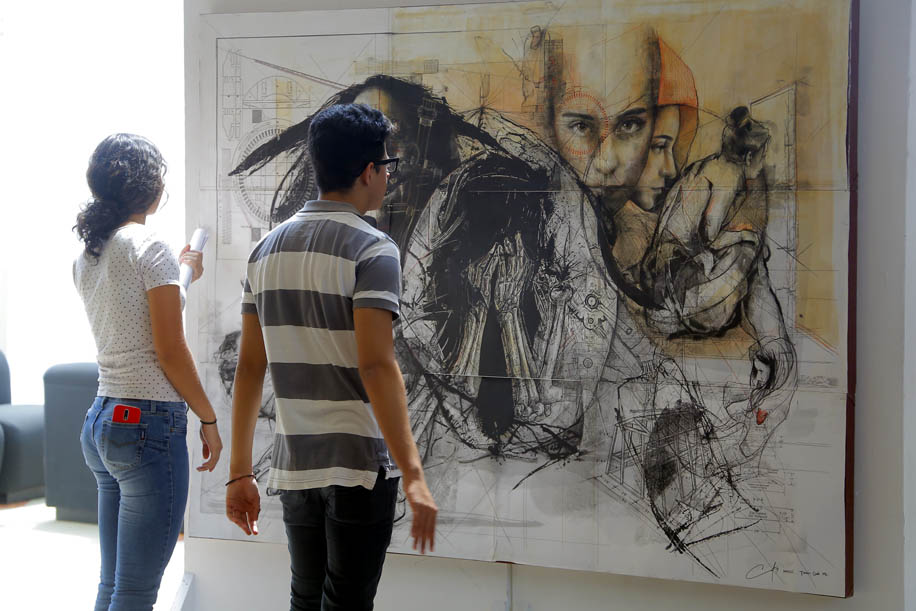 La exposición busca acercarse a estudiantes en Ciudad Universitaria. (Manuel Guadarrama)
