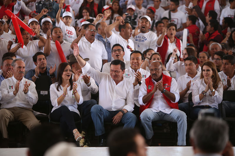 Osorio Chong reconoció que este no es un proceso electoral fácil para el PRI. (Jorge Sánchez)