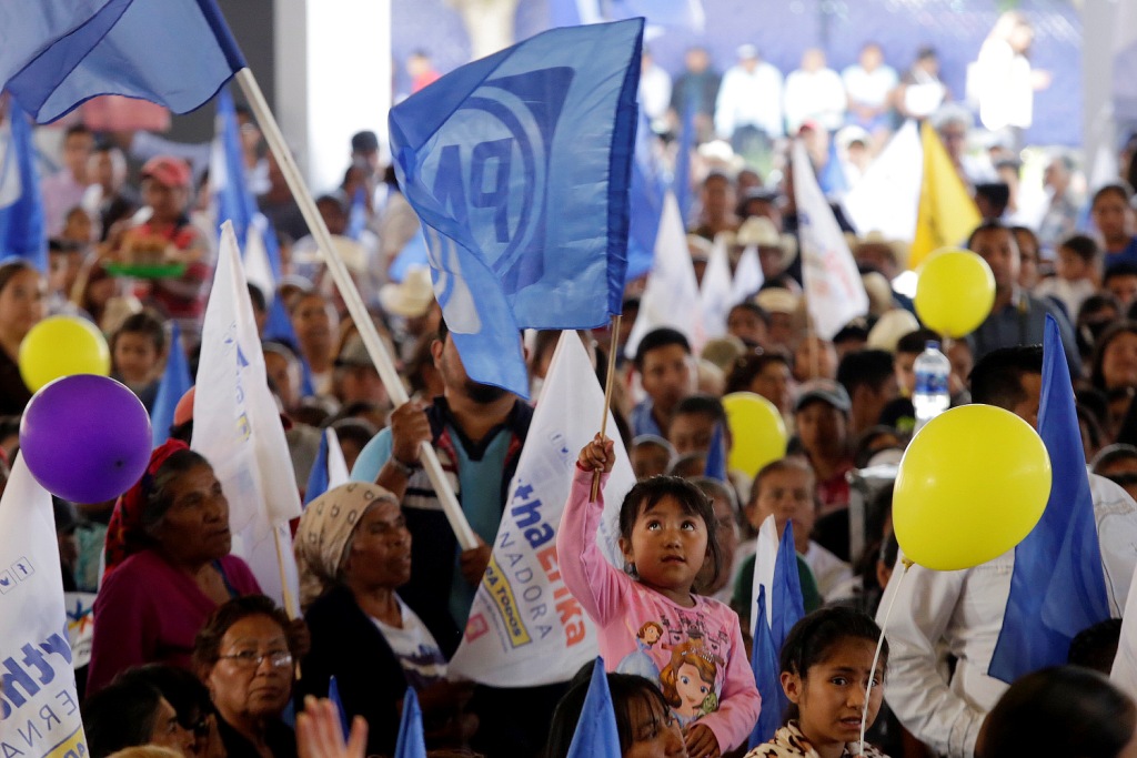 La candidata de la coalición “Por Puebla al Frente”, es la que más municipios ha recorrido (Agencia Enfoque)