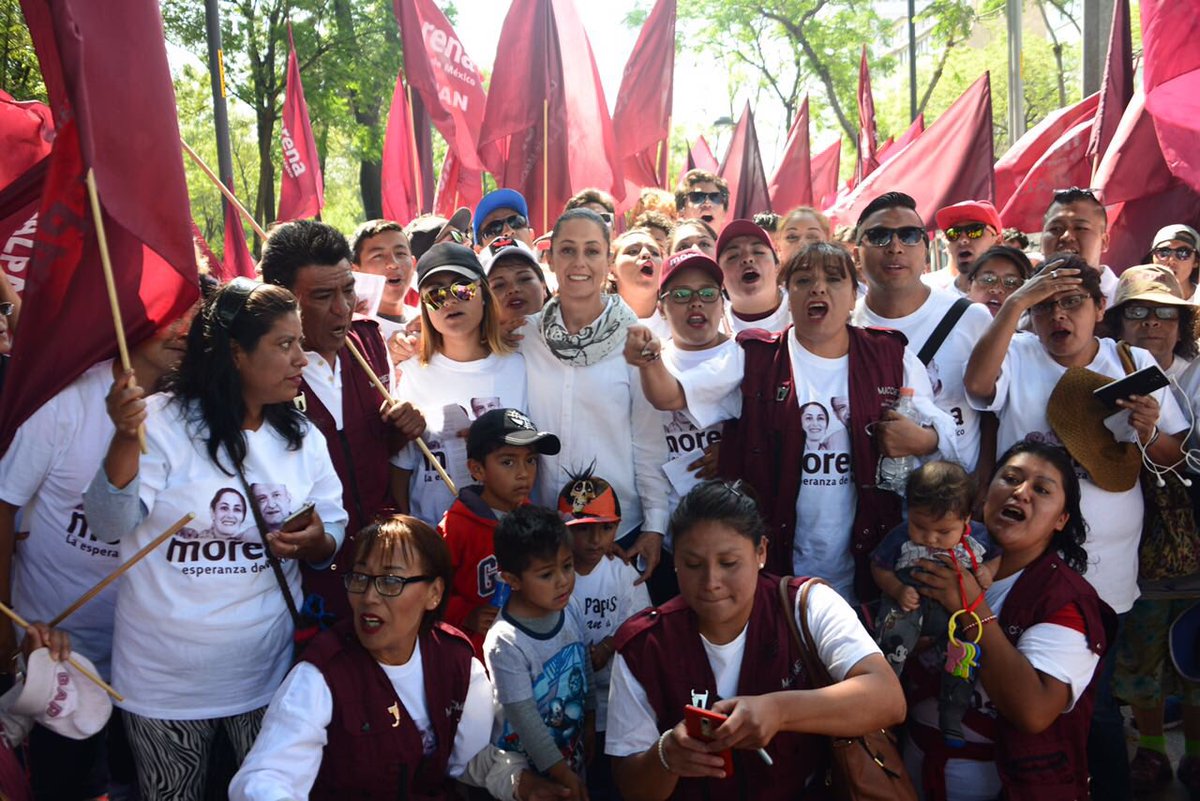 La candidata de 'Juntos Haremos Historia' pidió que se le retire la candidatura a quien resulte responsable de la compra de votos. (@Claudiashein)