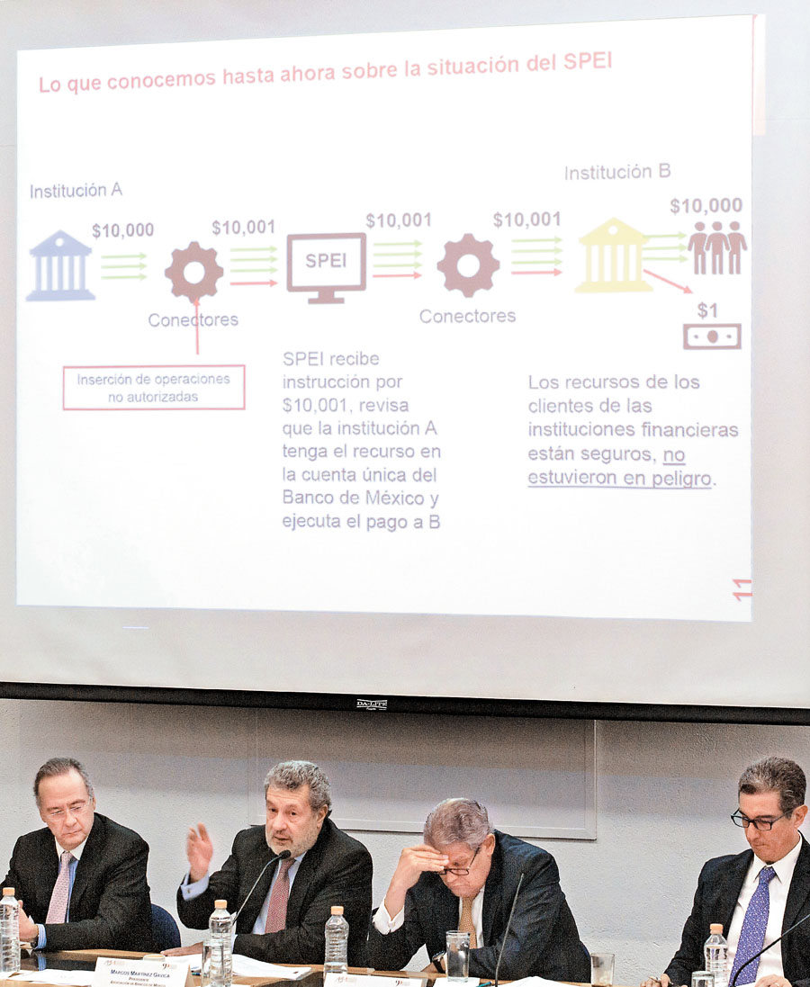Conferencia de la Asociación de Bancos de México.  (Paola García)