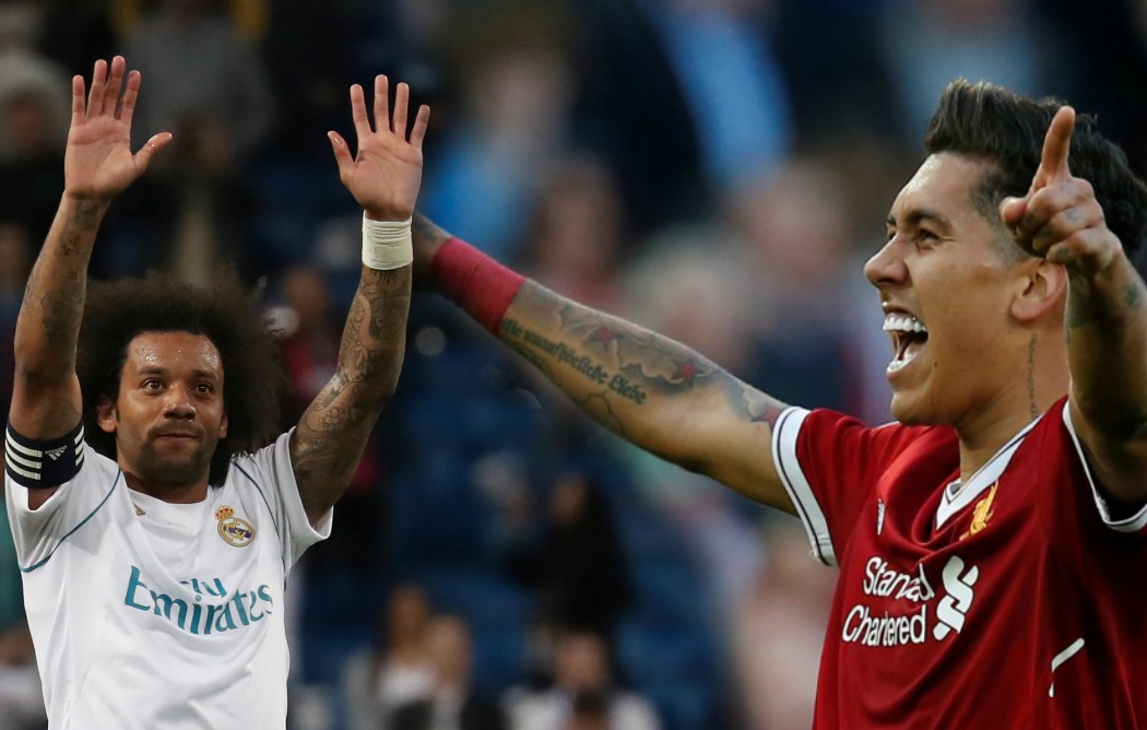 Marcelo y Roberto Firmino, dos de los jugadores del continente americano que disputarán esta edición de la Champions League (Reuters)