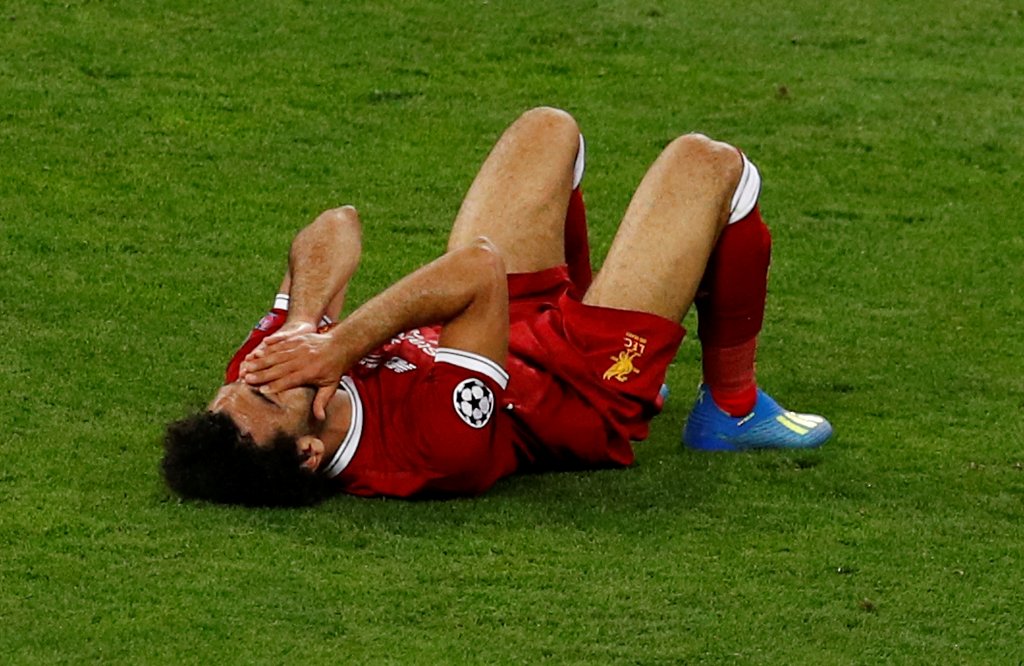 Mohamed Salah en lamento (Reuters)