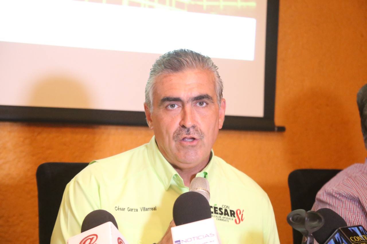 César Garza Villarreal, candidato del PRI a la alcaldía de Apodaca