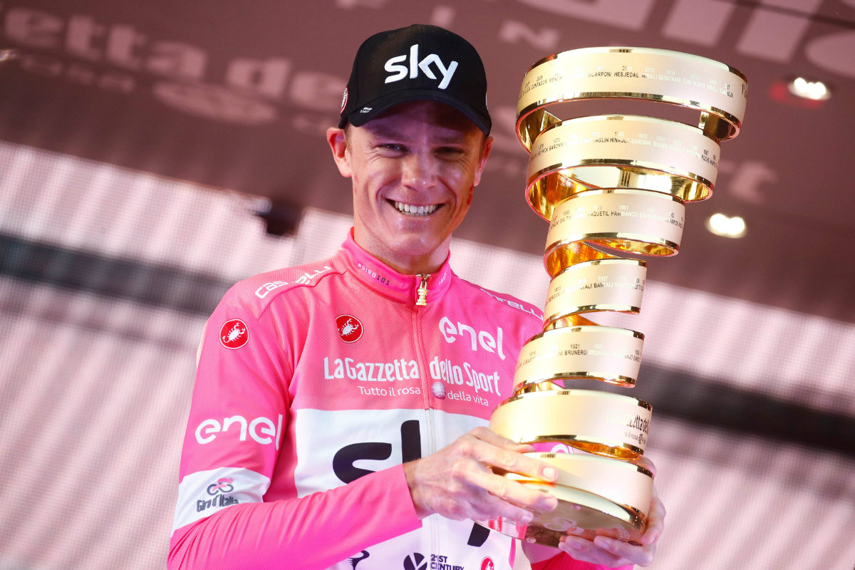 Chris Froome conquista el Giro de Italia (AFP)