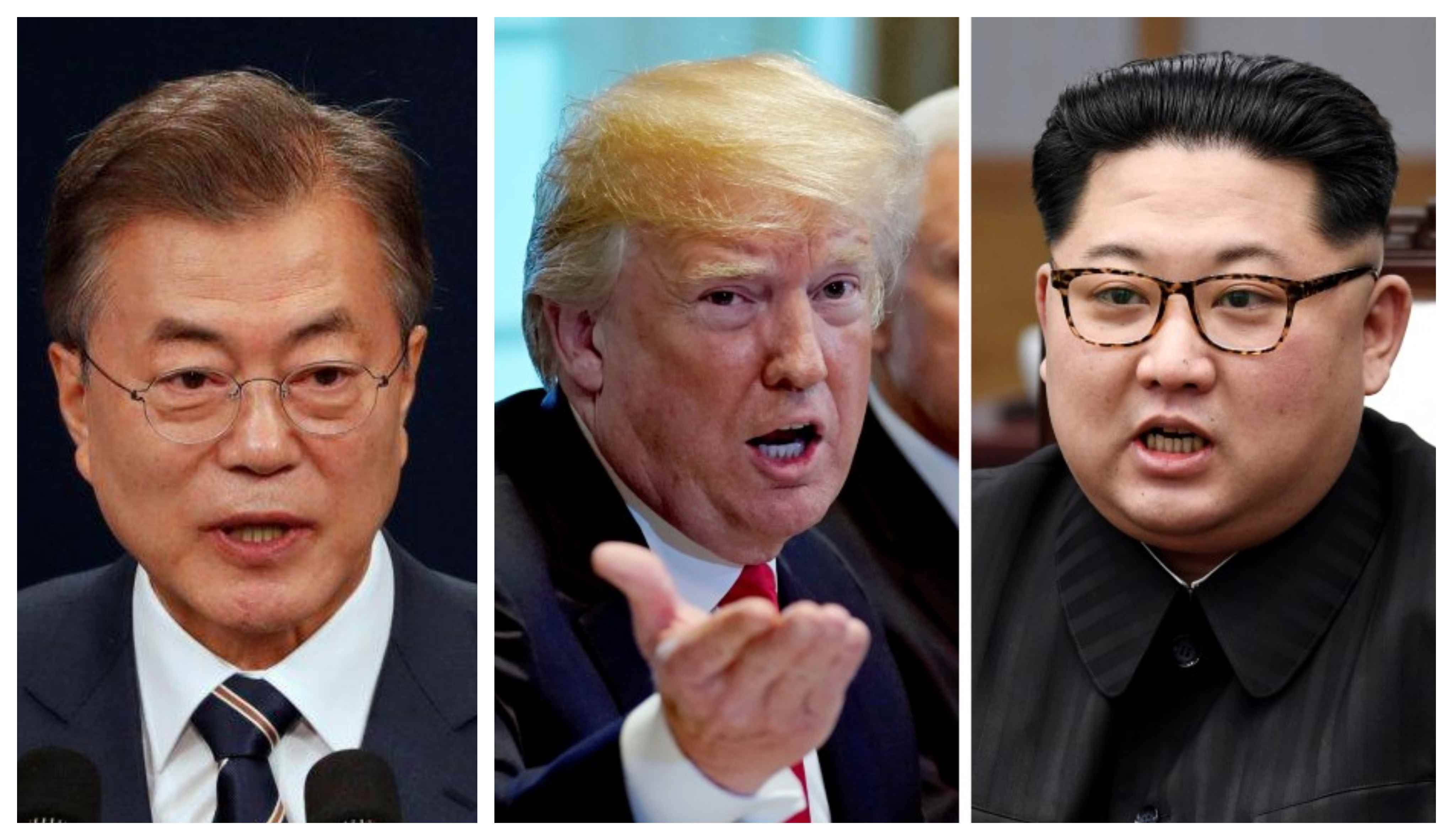 La idea de una cumbre trilateral ya fue planteada por Moon antes incluso de que se celebrara su primera cumbre con Kim el pasado 27 de abril. (Especia