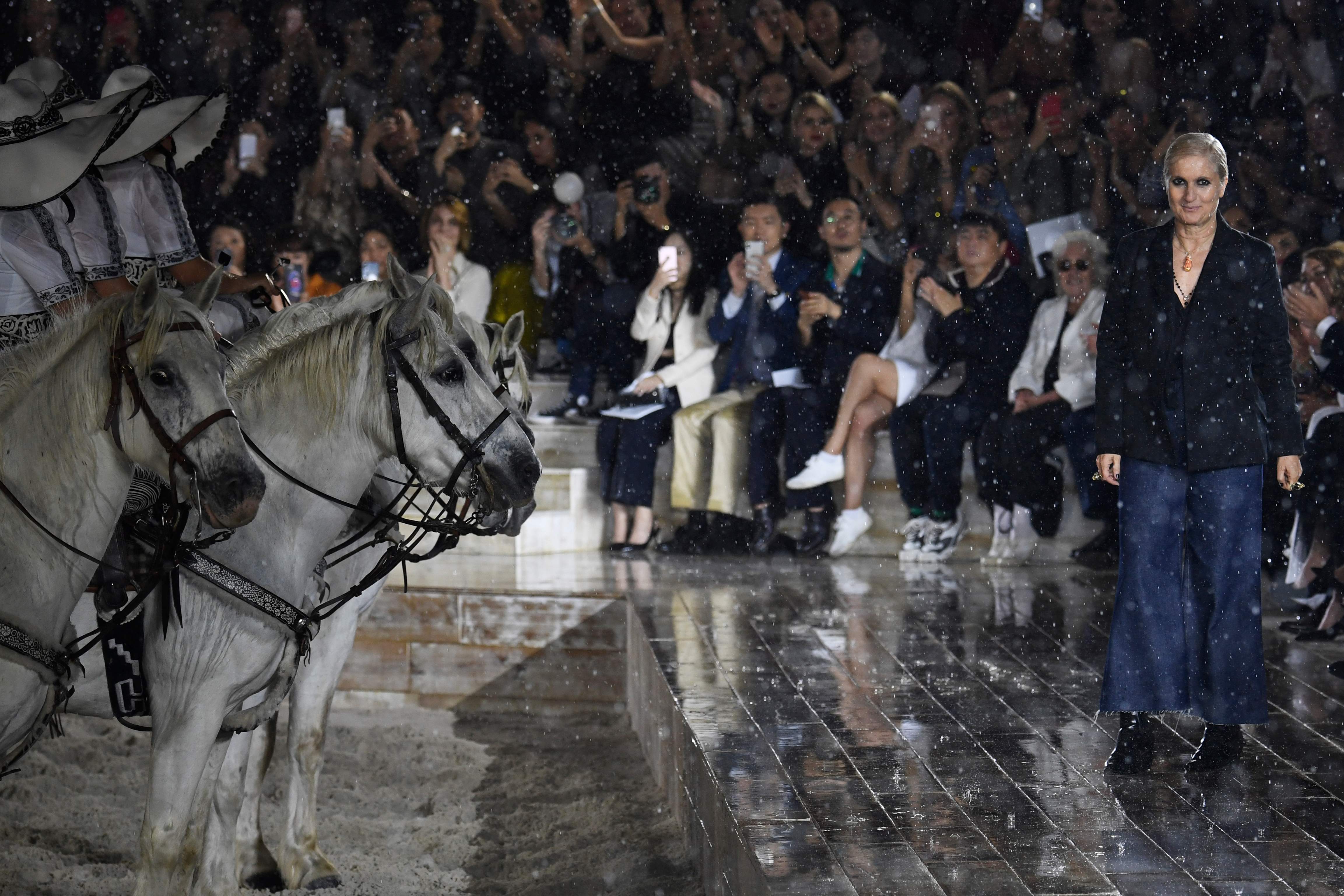 Maria Grazia Chiuri, directora artística de Dior. (AFP)