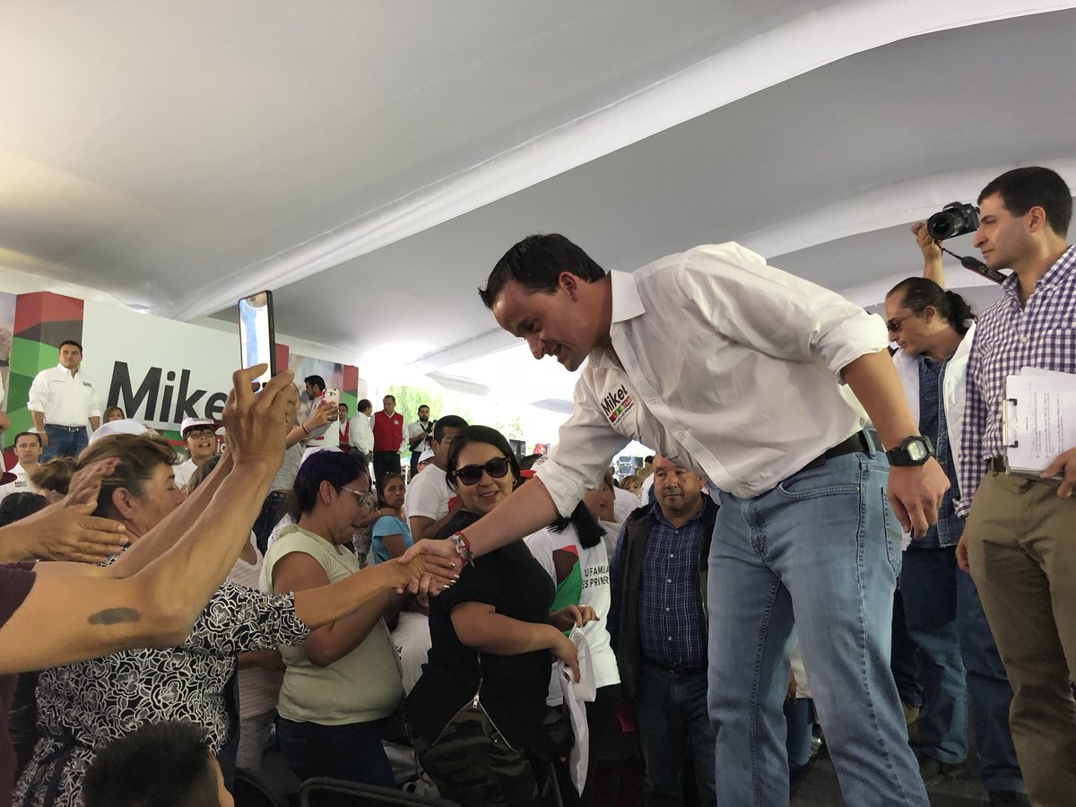 Mikel estuvo en la delegación Venustiano Carranza. (Twitter: @MikelArriolaP)
