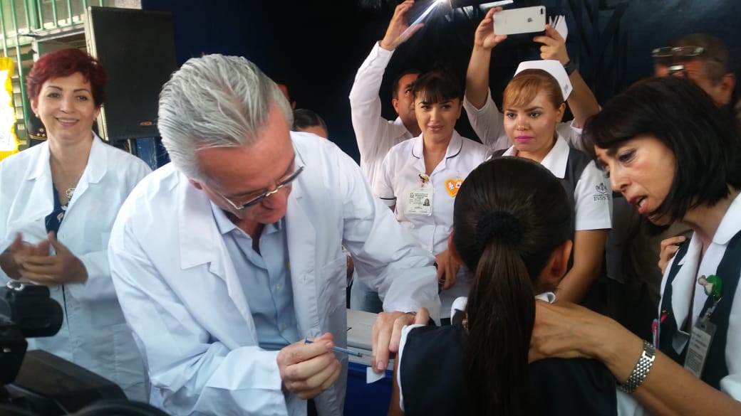 Arrancó la segunda semana nacional de Salud en el país. (Arturo Ramírez)
