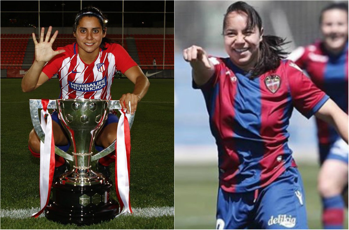 Kenti Robles y Charlyn Corral, en el once ideal de la Liga Iberdrola (Twitter @KentiRobles / Instagram @charlyncorral)