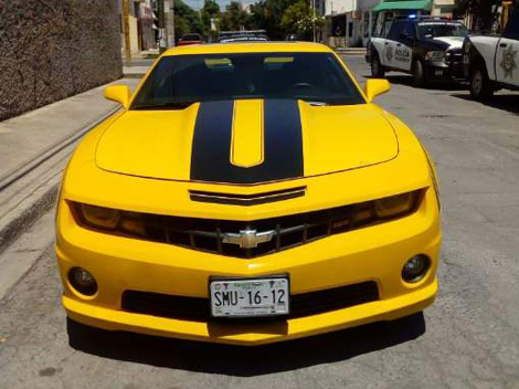 El Camaro fue robado en la avenida Garza Sada. (Foto: Especial)