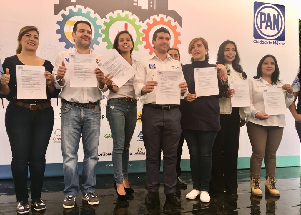 EL convenio se firmó con diversas organizaciones de la sociedad civil. (@mauriciotabe)