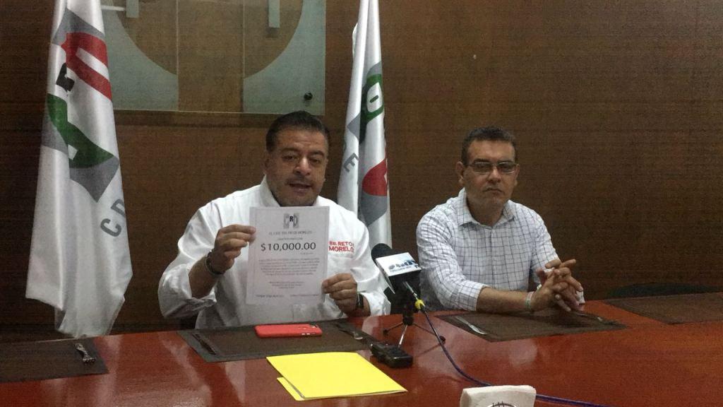 La dirigencia del PRI inició la campaña para evitar que secometan delitos. (David Monroy)