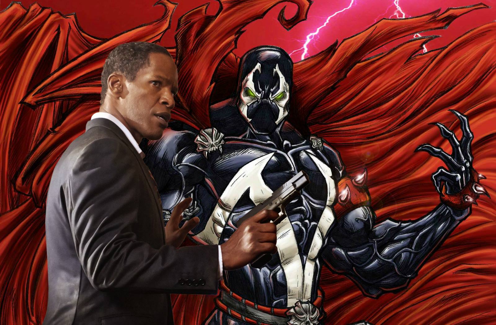 Jamie Foxx será el nuevo Spawn, así lo confirmaron él y el director y creador del personaje, Todd McFarlen.