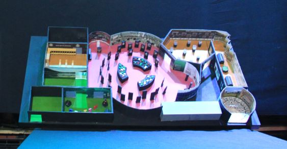 Maqueta del museo de la selección mexicana (Cortesía)