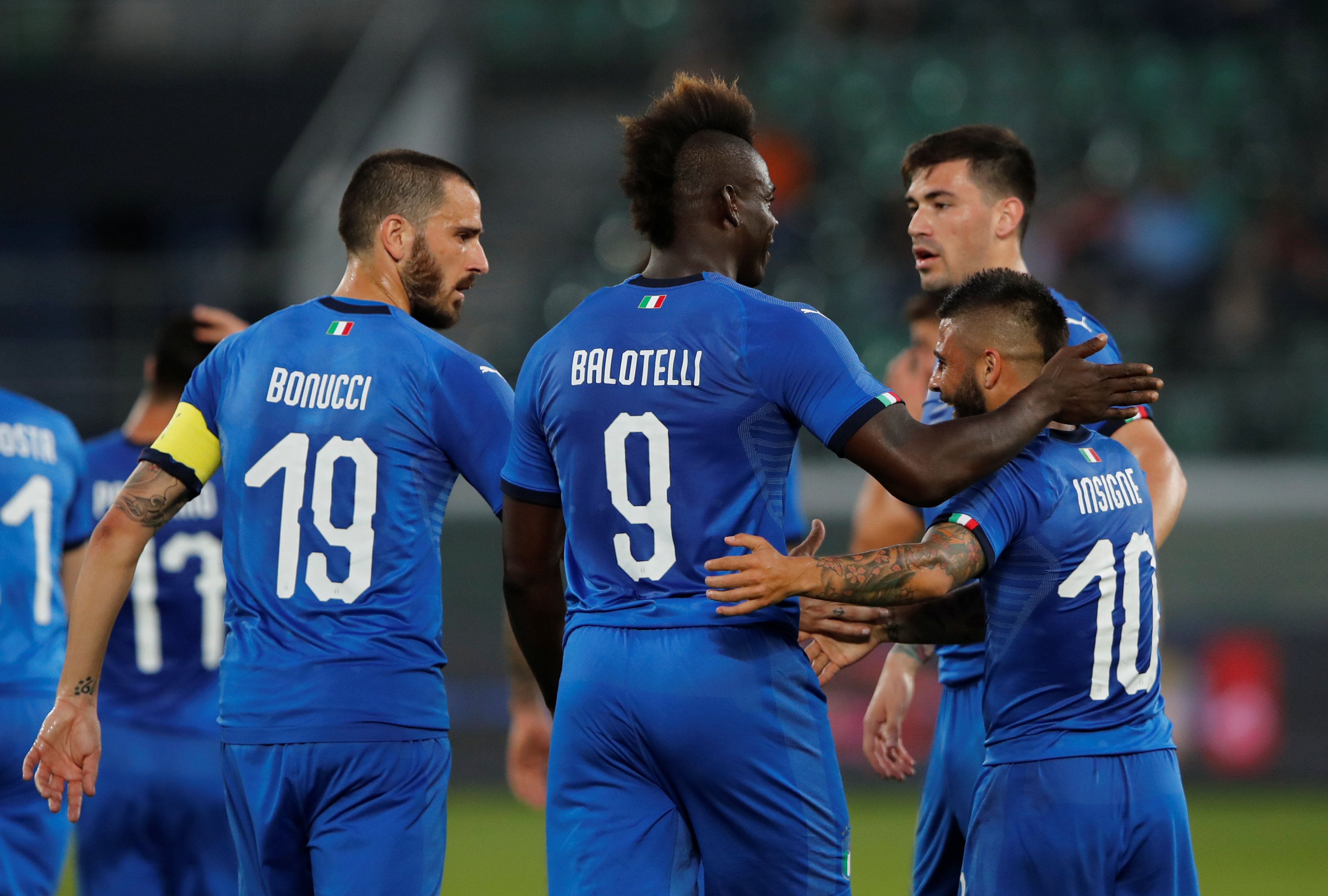 Mario Balotelli durante un amistoso de la selección de Italia (Reuters)